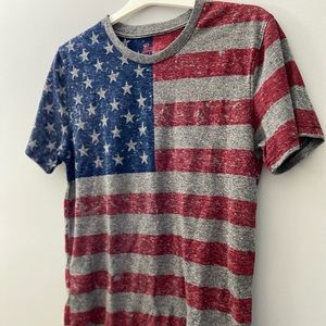 American flag tee